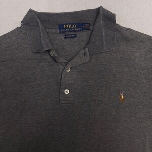 Polo Ralph Lauren Collared Short Sleeve Polo Shirt Adult Mens Size
Medium M Gray